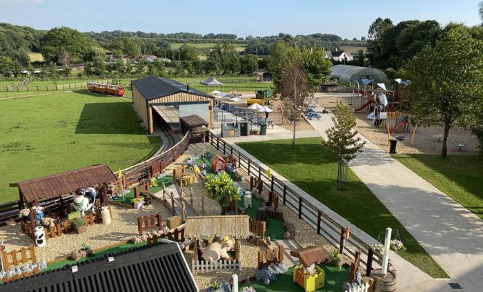 Cefn Mably Mini Golf, railway and adventure play